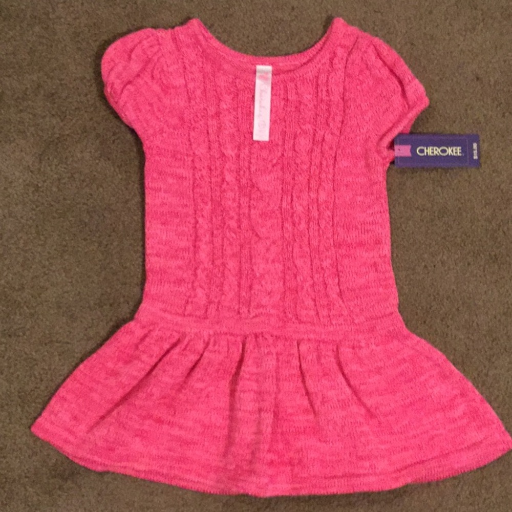 Cute pinkish sweater dress - new